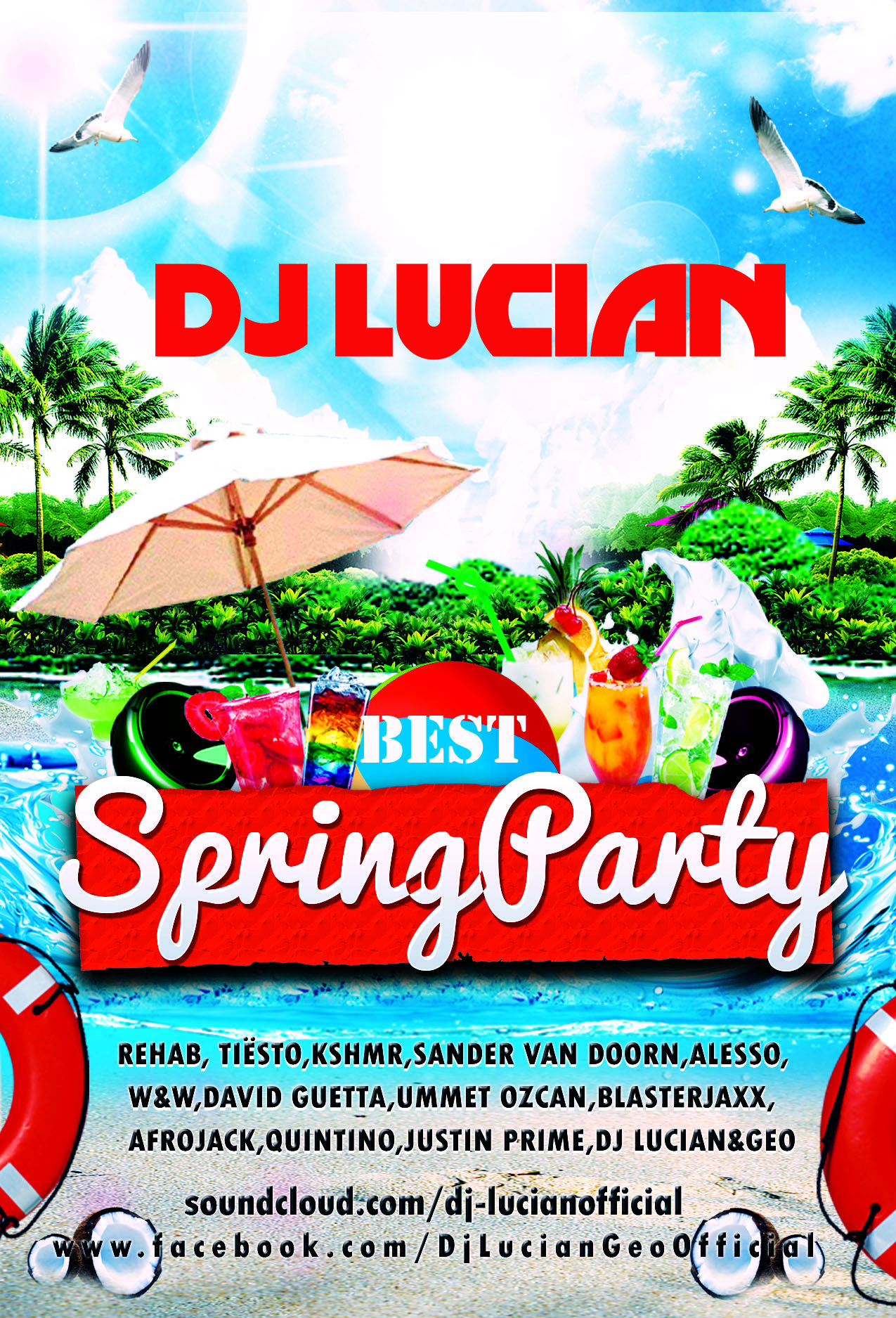 Cover Spring Party - OnlineDJRadio.com